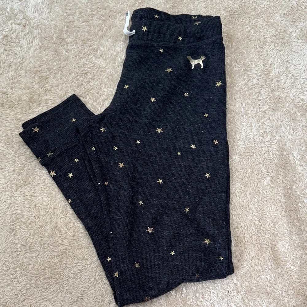 VS Pink Waffle Knit PJ Lounge Pants - Picture 1 of 3